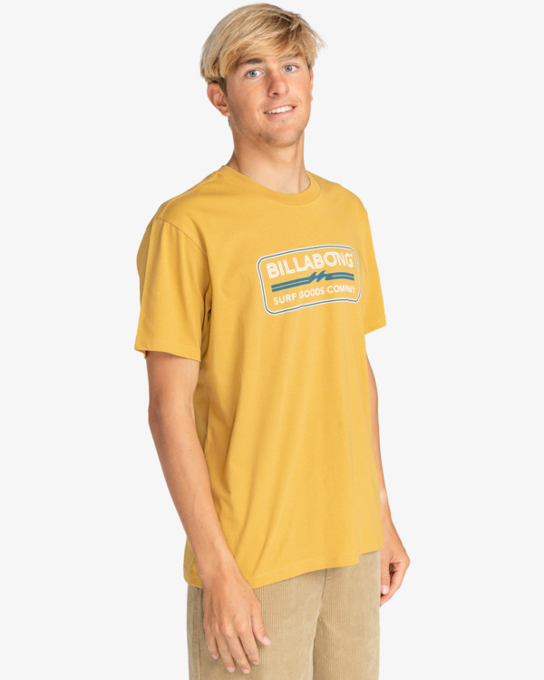 4 Trademark - Maglietta da Uomo Yellow EBYZT00166 Billabong