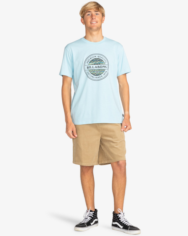 1 Rotor Fill - T-shirt para Homem Azul EBYZT00168 Billabong