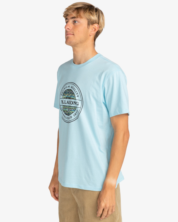 3 Rotor Fill - T-shirt para Homem Azul EBYZT00168 Billabong