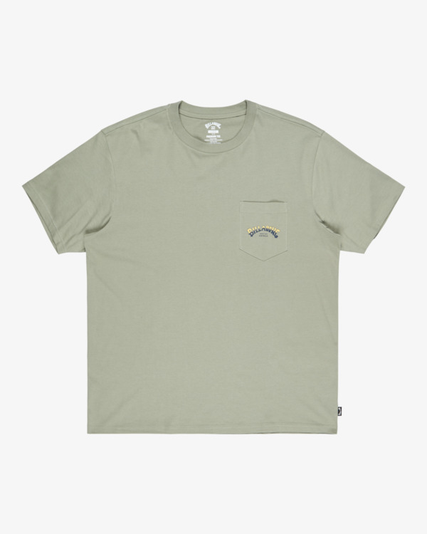 5 Stacked Arch - T-shirt pour Homme Vert EBYZT00175 Billabong