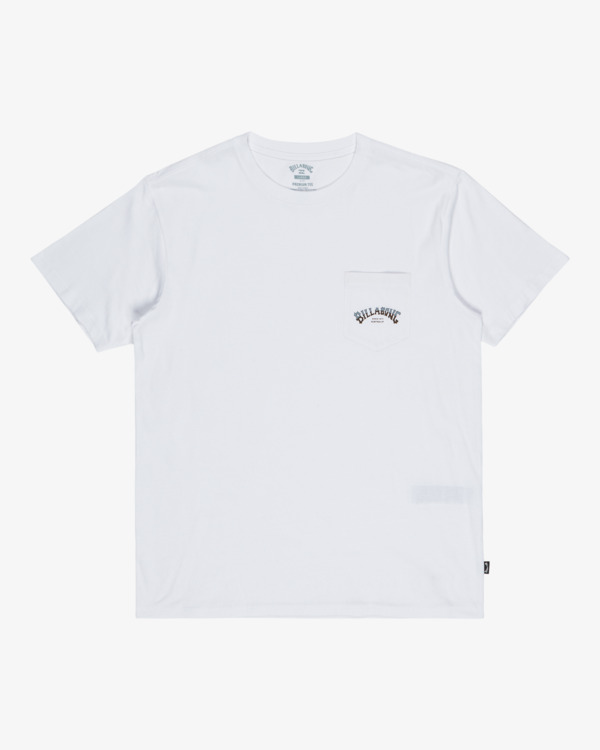 5 Stacked Arch - T-shirt pour Homme Blanc EBYZT00175 Billabong