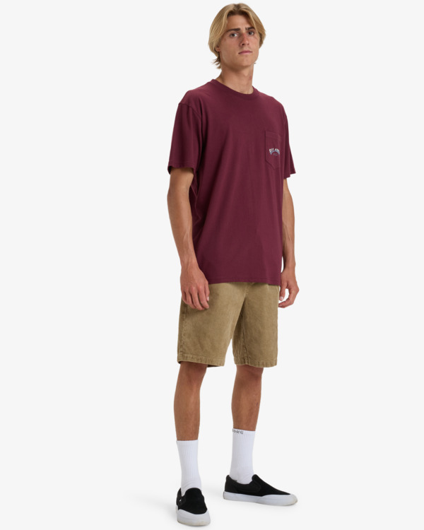 1 Stacked Arch - T-Shirt für Männer Rot EBYZT00175 Billabong