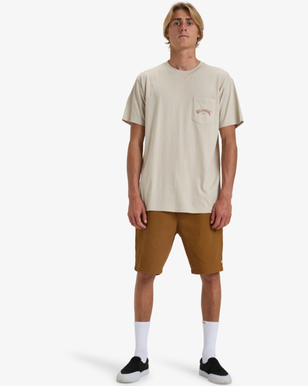 1 Stacked Arch - T-Shirt für Männer Grau EBYZT00175 Billabong