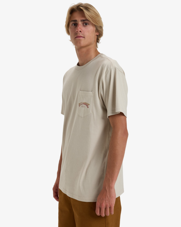 3 Stacked Arch - T-Shirt für Männer Grau EBYZT00175 Billabong