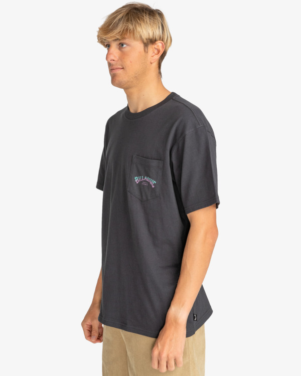 3 Stacked Arch - T-Shirt voor Heren Black EBYZT00175 Billabong