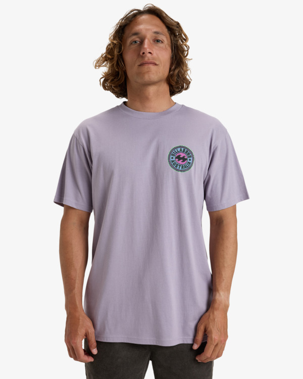 0 Know The Feeling - T-shirt de mangas curtas para Homem Roxo EBYZT00290 Billabong