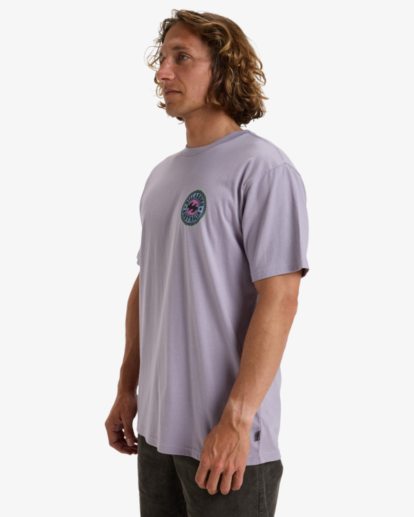 3 Know The Feeling - T-shirt de mangas curtas para Homem Roxo EBYZT00290 Billabong