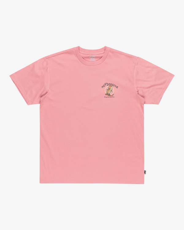 5 Lunch Break - Short Sleeves T-Shirt for Men Pink EBYZT00291 Billabong