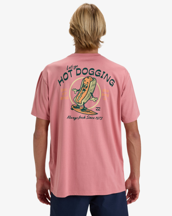 2 Lunch Break - T-shirt met Korte mouw voor Heren Pink EBYZT00291 Billabong