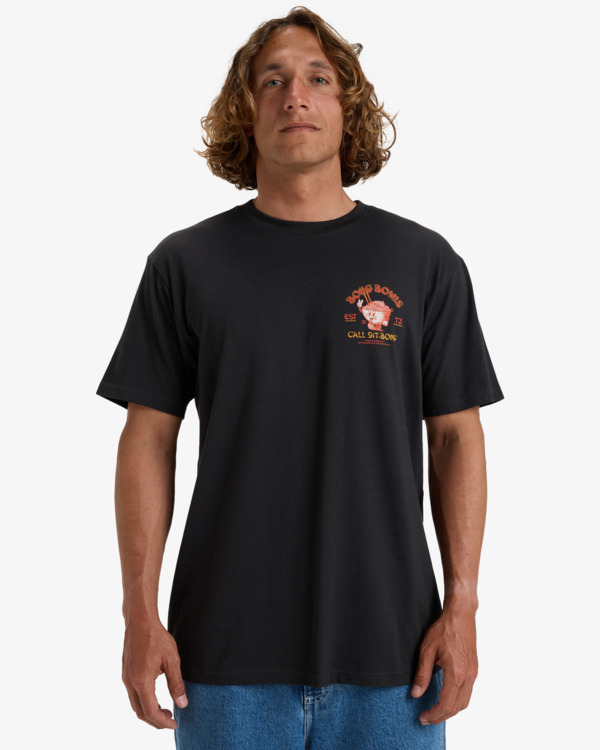 0 Lunch Break - Camiseta de manga corta para Hombre Negro EBYZT00291 Billabong