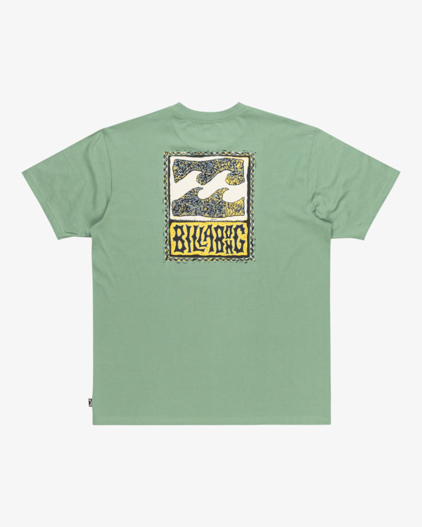 5 Stamp - Short Sleeve T-Shirt for Men Green EBYZT00293 Billabong