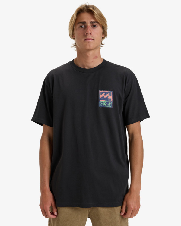 0 Stamp - T-Shirt für Männer Schwarz EBYZT00293 Billabong