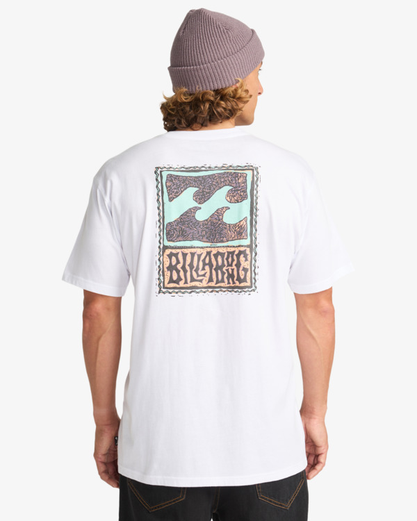 2 Stamp - T-shirt à manches courtes pour Homme Blanc EBYZT00293 Billabong