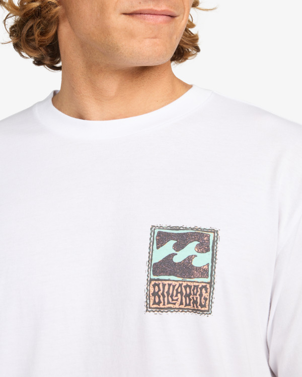 4 Stamp - Short Sleeve T-Shirt for Men White EBYZT00293 Billabong