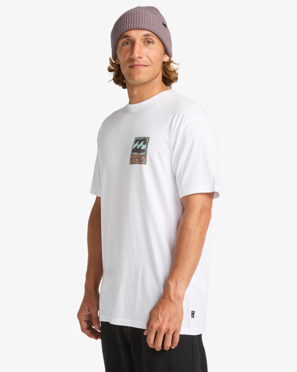 3 Stamp - Short Sleeve T-Shirt for Men White EBYZT00293 Billabong