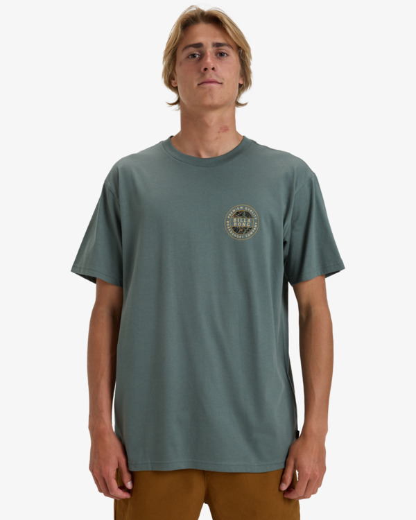 0 Rotor Fill - Short Sleeves T-Shirt for Men Green EBYZT00295 Billabong