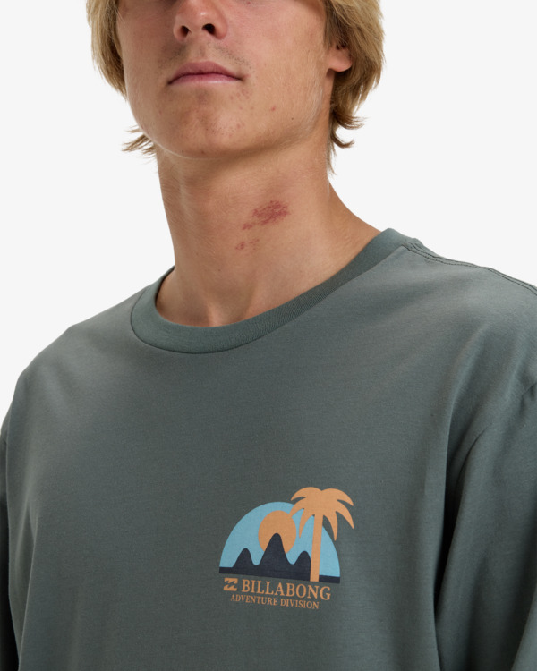 4 Sun Down Adventure Division - T-shirt à manches longues pour Homme Vert EBYZT00300 Billabong