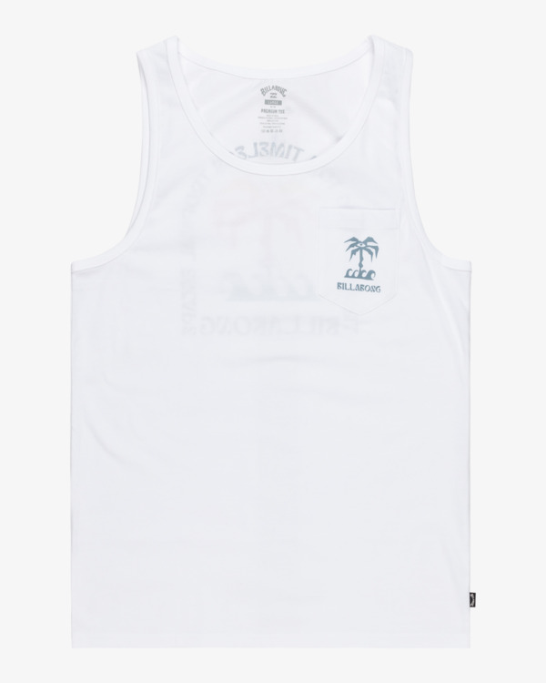 5 Troppo - Top de manga cava para Homem Branco EBYZT00304 Billabong