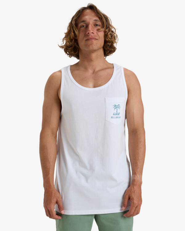 0 Troppo - Top de manga cava para Homem Branco EBYZT00304 Billabong