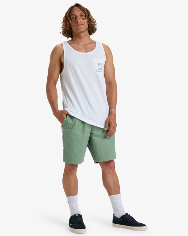 1 Troppo - Top de manga cava para Homem Branco EBYZT00304 Billabong