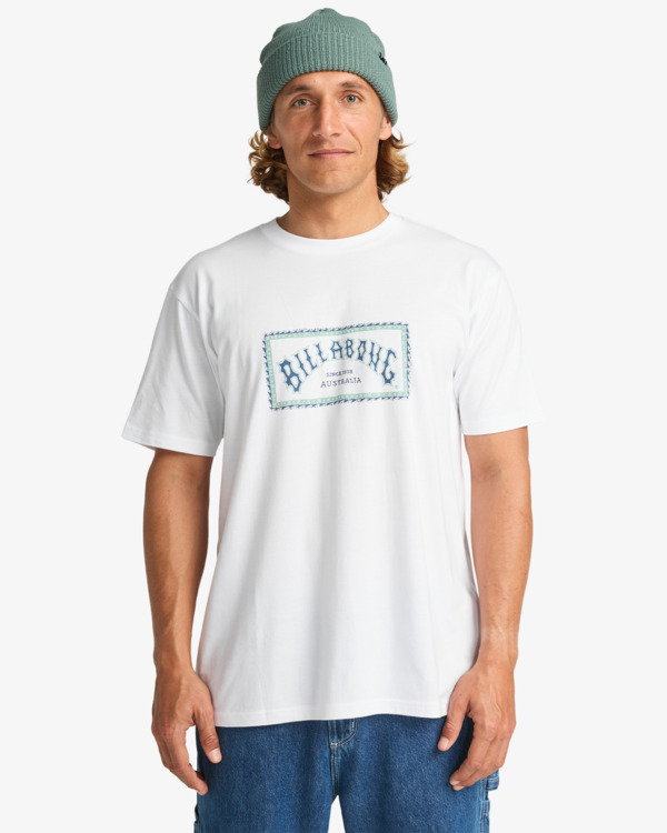 0 Arch Frame - Short Sleeve T-Shirt for Men White EBYZT00341 Billabong