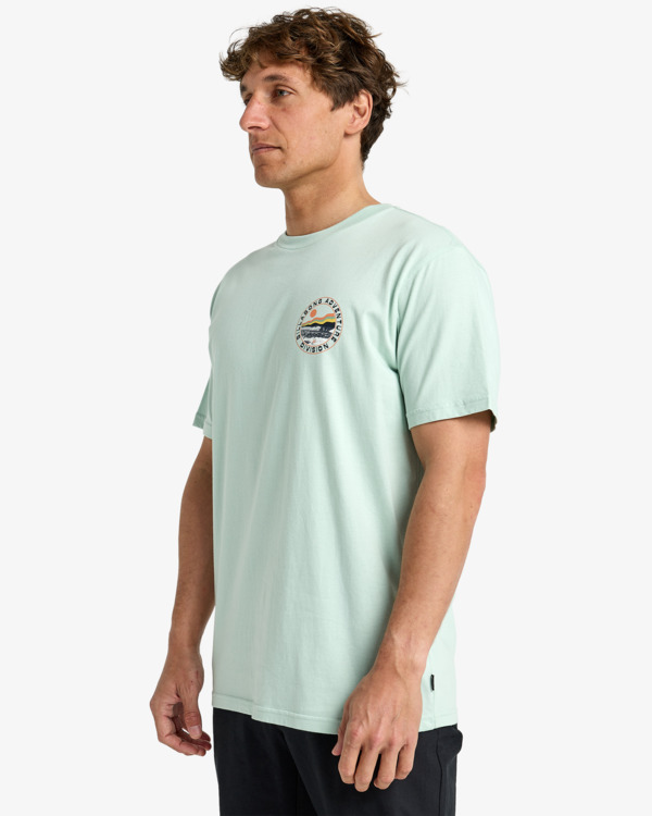 3 Rockies - Short Sleeve T-Shirt for Men Azul EBYZT00352 Billabong