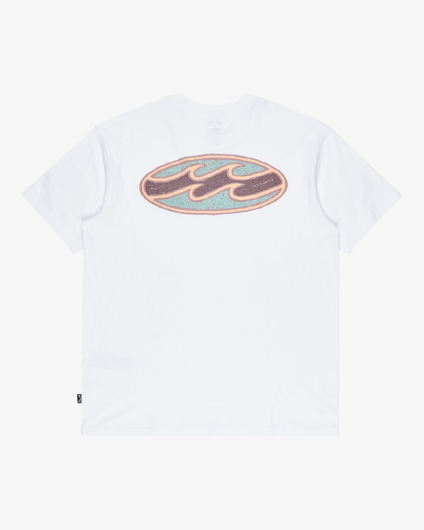 6 Crayon Wave - Short Sleeve T-Shirt for Men White EBYZT00357 Billabong