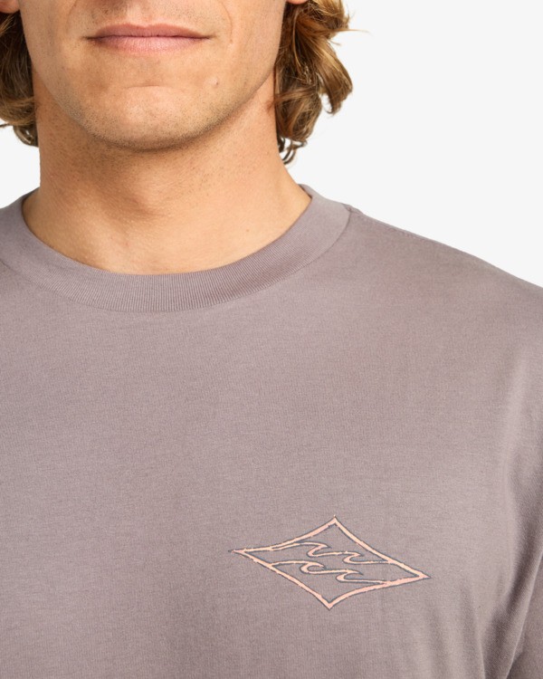 4 Crayon Wave - T-Shirt à manches courtes pour Homme Gris EBYZT00357 Billabong