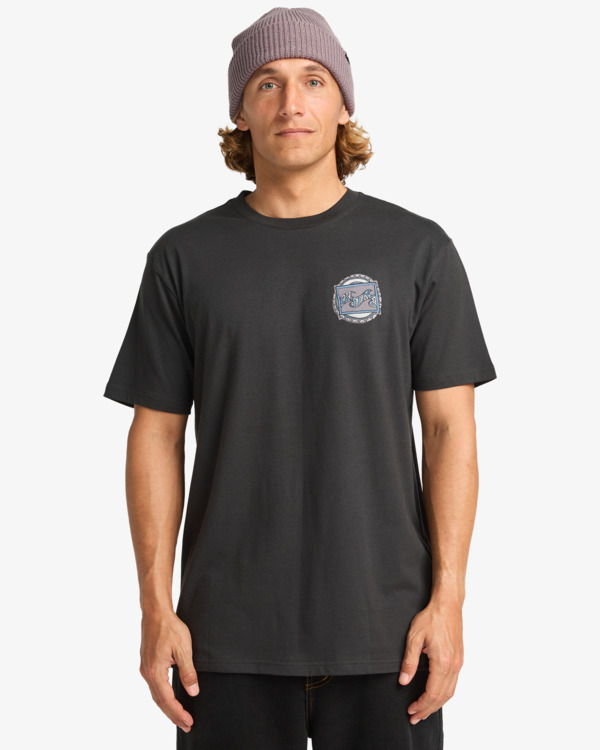 0 Crayon Wave - T-Shirt à manches courtes pour Homme Noir EBYZT00357 Billabong