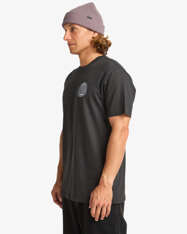 3 Crayon Wave - T-Shirt à manches courtes pour Homme Noir EBYZT00357 Billabong