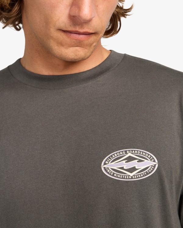 4 Diamond Vision - Short Sleeve T-Shirt for Men Black EBYZT00358 Billabong