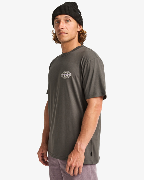 3 Diamond Vision - Short Sleeve T-Shirt for Men Black EBYZT00358 Billabong