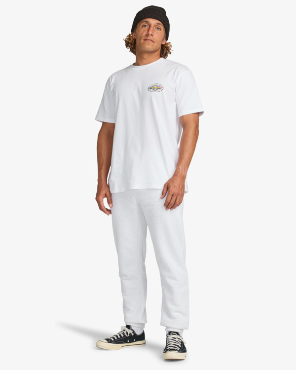 3 Diamond Vision - Short Sleeve T-Shirt for Men White EBYZT00358 Billabong
