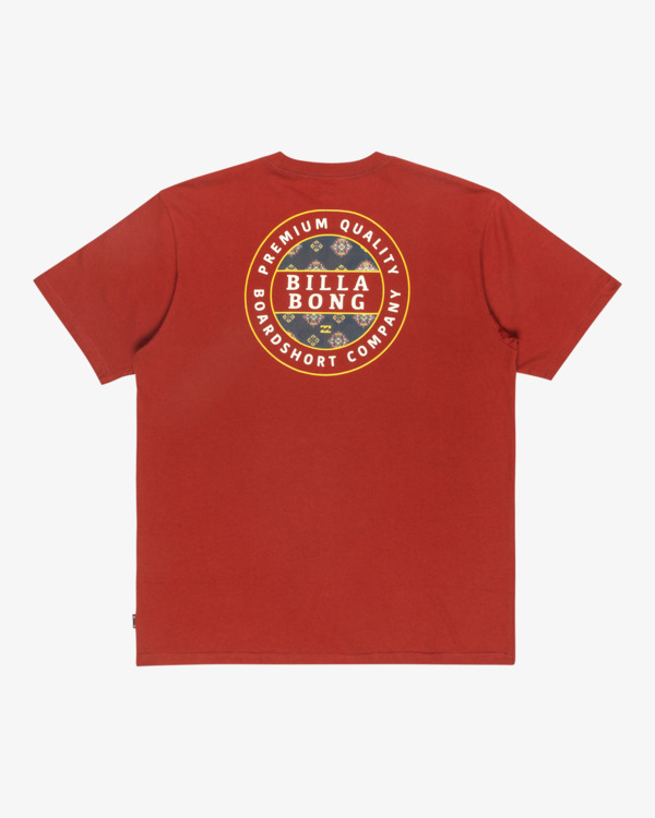 6 Rotor Fill - Short Sleeve T-Shirt for Men Red EBYZT00360 Billabong