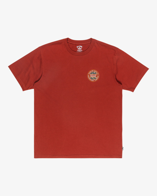 5 Rotor Fill - Short Sleeve T-Shirt for Men Red EBYZT00360 Billabong