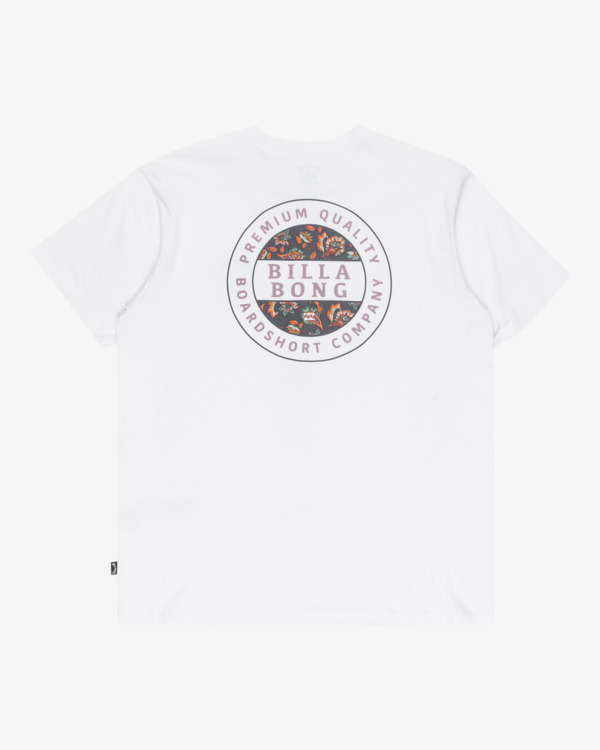 6 Rotor Fill - Short Sleeve T-Shirt for Men White EBYZT00360 Billabong
