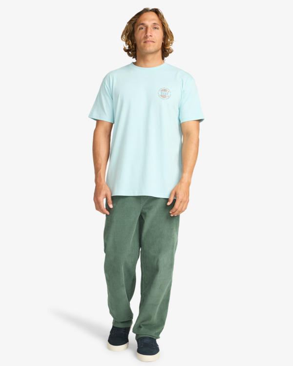 2 Rotor Fill - Short Sleeve T-Shirt for Men Blue EBYZT00360 Billabong