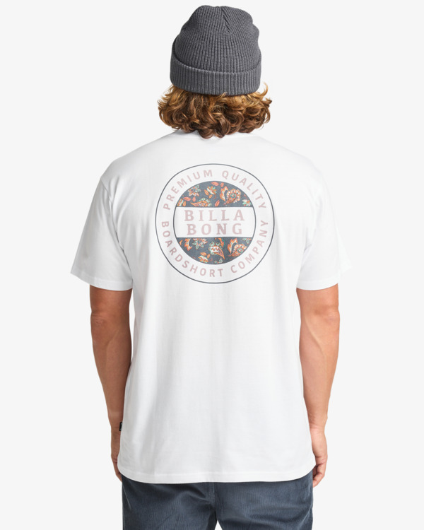 1 Rotor Fill - Short Sleeve T-Shirt for Men White EBYZT00360 Billabong