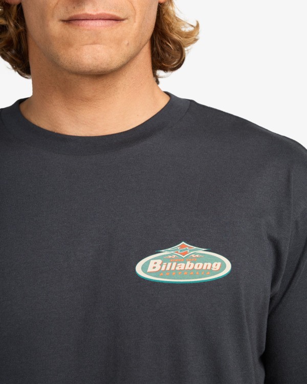 4 Runner Up - Short Sleeve T-Shirt for Men Black EBYZT00361 Billabong