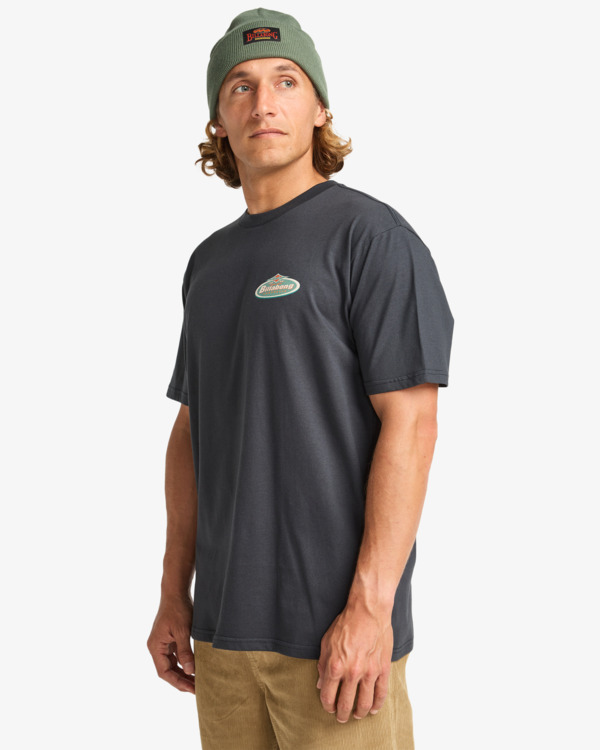 3 Runner Up - Short Sleeve T-Shirt for Men Black EBYZT00361 Billabong