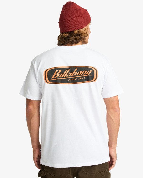 1 Runner Up - Short Sleeve T-Shirt for Men White EBYZT00361 Billabong