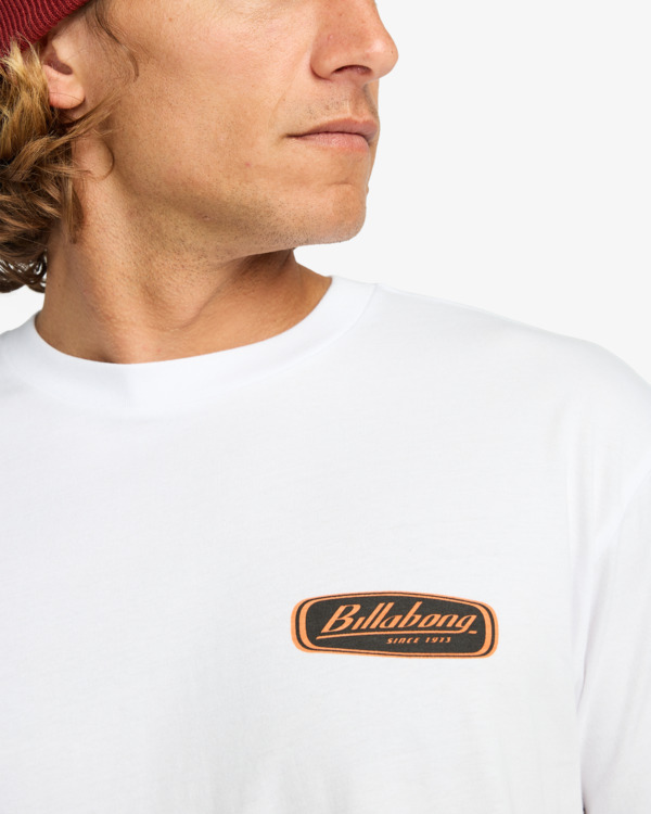 4 Runner Up - Short Sleeve T-Shirt for Men White EBYZT00361 Billabong