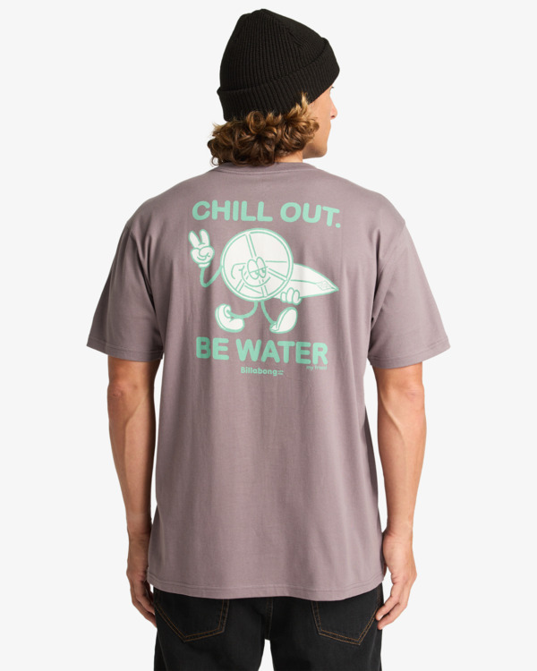 1 Gimmicks - Maglietta a maniche corte da Uomo Gray EBYZT00363 Billabong