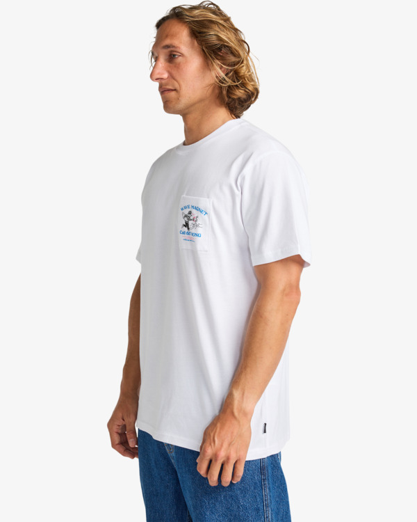 3 Surf Culture - Short Sleeve T-Shirt for Men White EBYZT00366 Billabong