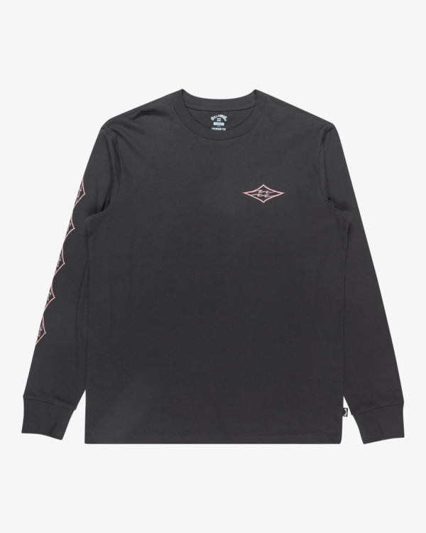 6 Crayon Wave - Long Sleeve T-Shirt for Men Black EBYZT00367 Billabong