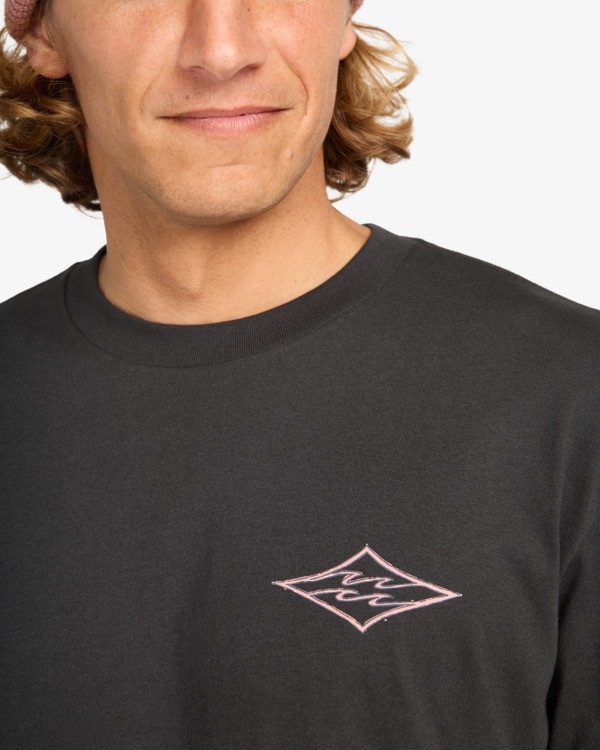 4 Crayon Wave - Long Sleeve T-Shirt for Men Black EBYZT00367 Billabong