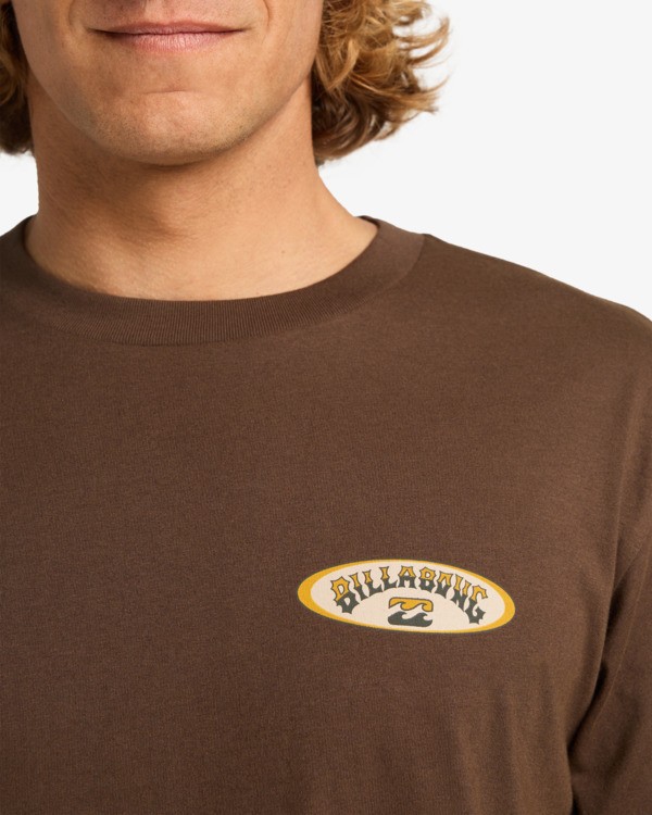 4 Orbit Arch - T-shirt manches longues pour Homme Marron EBYZT00369 Billabong