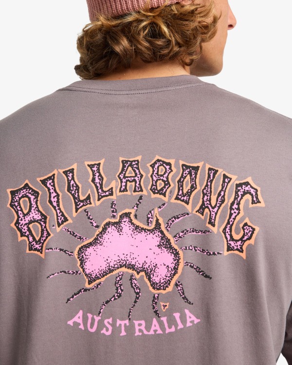 5 Origin - Camiseta de manga larga para hombre Gris EBYZT00370 Billabong
