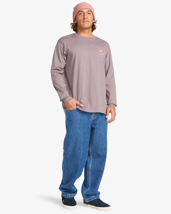 2 Origin - Camiseta de manga larga para hombre Gris EBYZT00370 Billabong