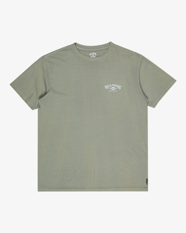 5 Arch Wave Washed - Short Sleeve T-Shirt for Men Green EBYZT00371 Billabong